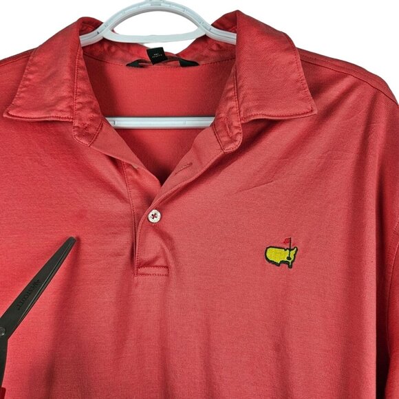Masters Collection Mens Pima Cotton Polo Shirt Size L Salmon Golf Soft - Picture 6 of 7